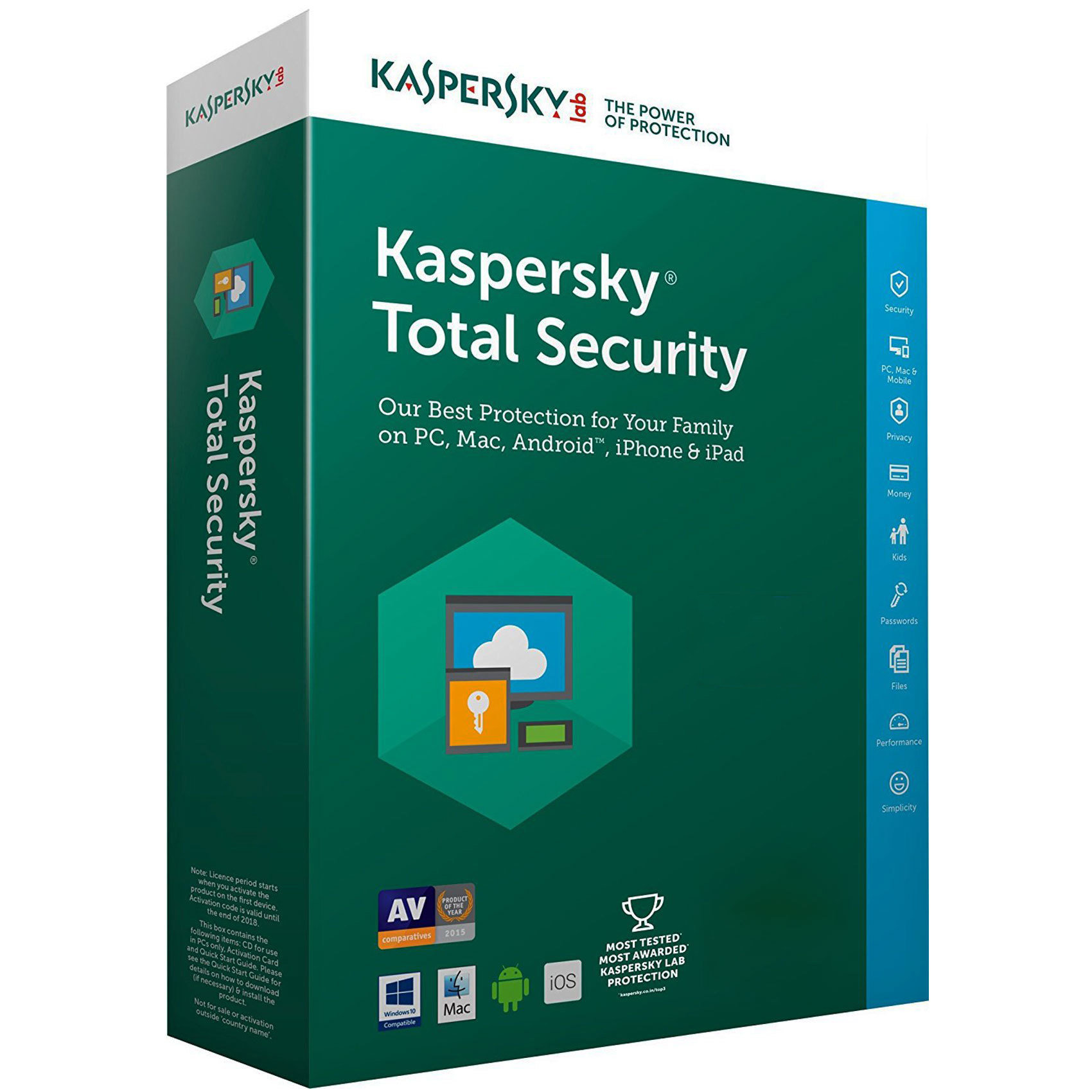 Kaspersky Total Securıty Antivirüs (5 Kullanıcı / 1 Yıl)